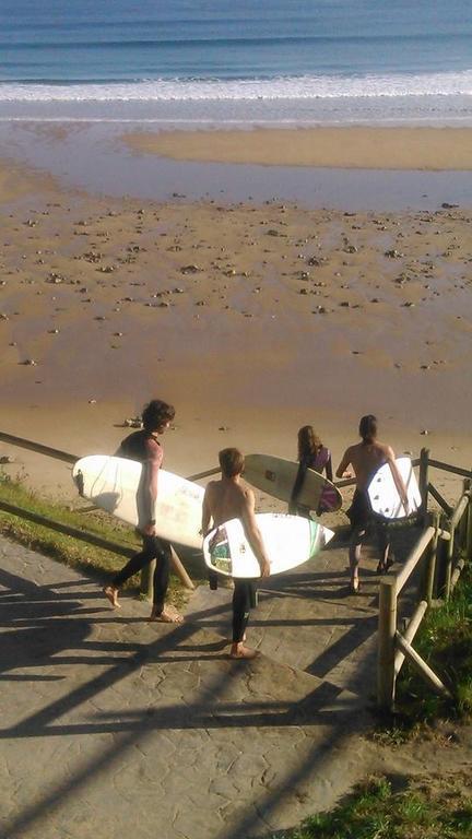 H.A.N.D Surf Hostel Langre  Bagian luar foto